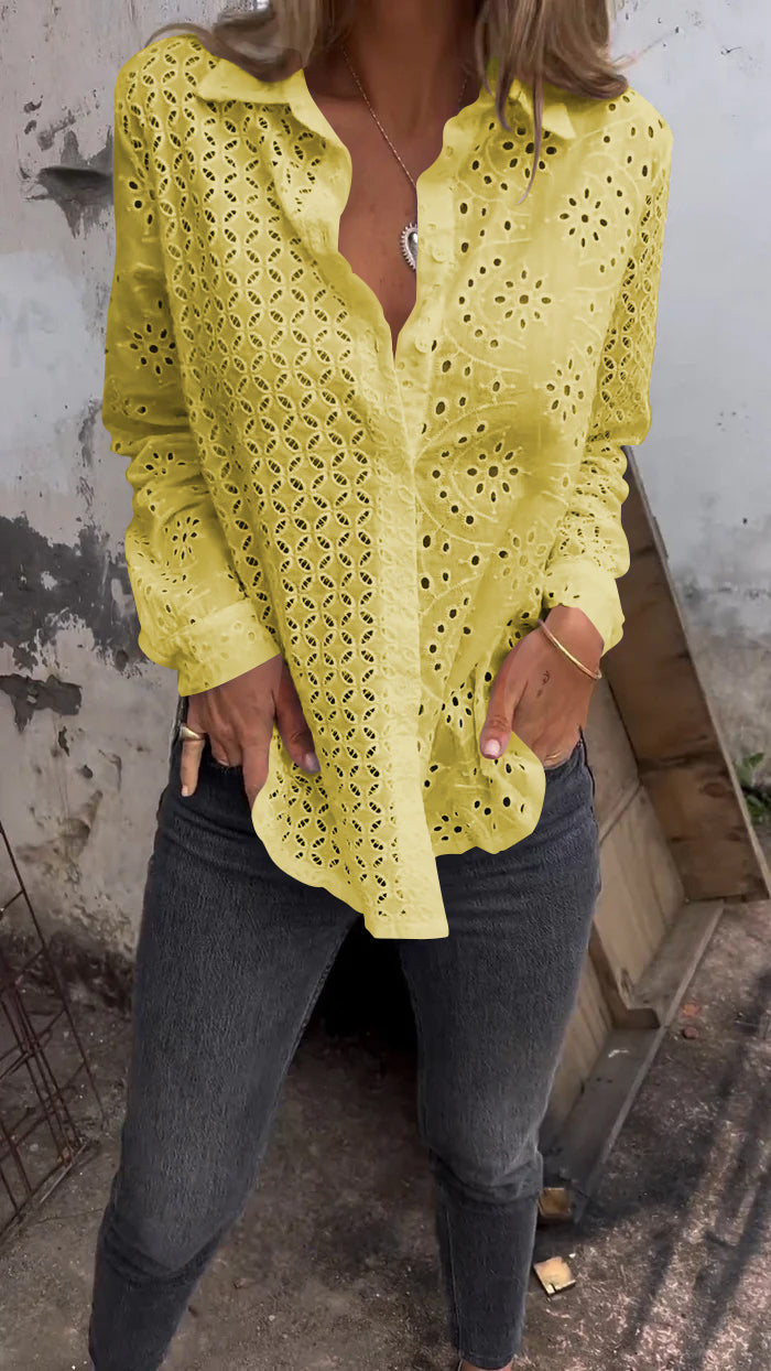 Lisa | Women's Longline Classic Patterned Shirt