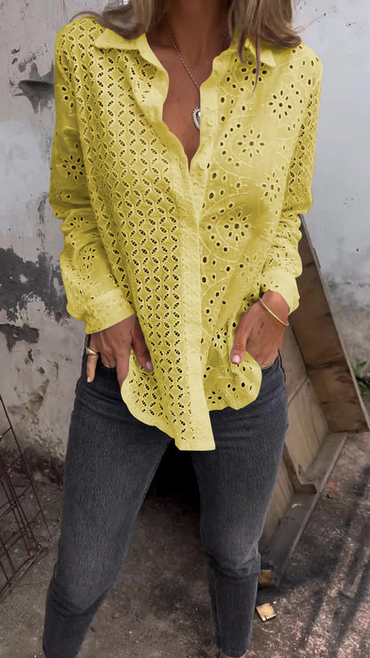 Lisa | Women's Longline Classic Patterned Shirt