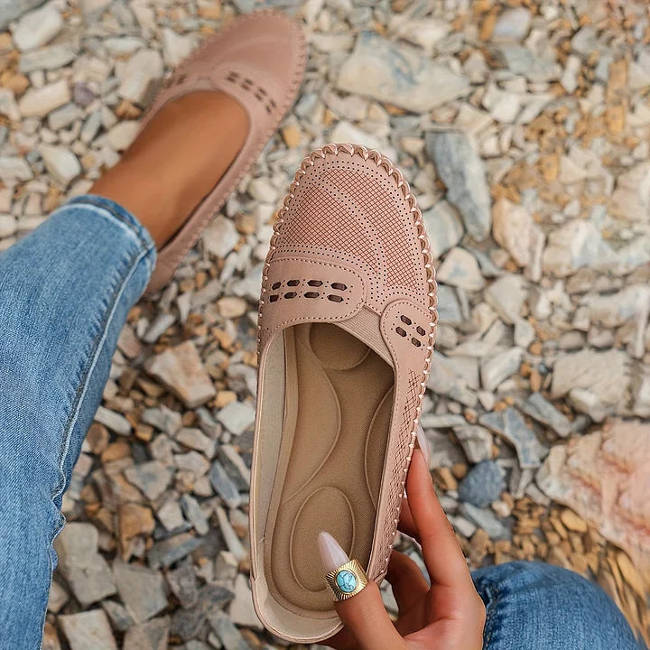 Paulette | Women's Cushioned Slip-On Chic Orthopedic Footwear with Arch Support