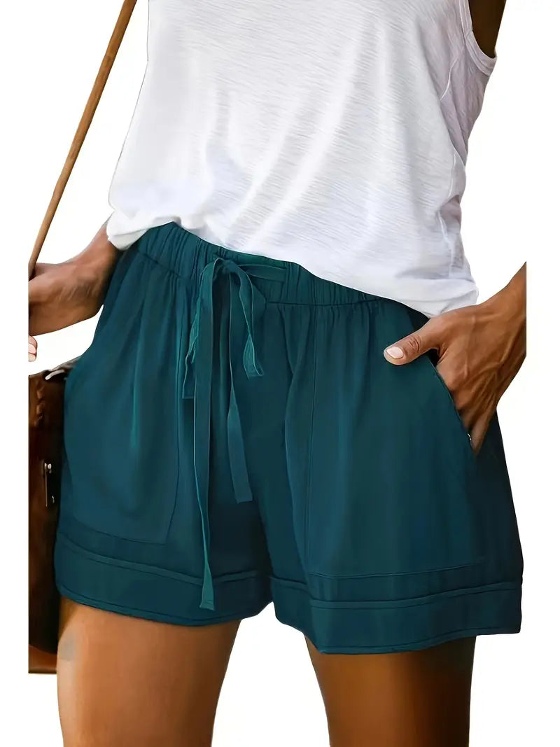 Denzel | Women's Casual Summer Drawstring Shorts