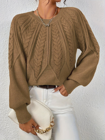 Jane | Women's Relaxed Elegant Long Sleeved Pullover Jumper