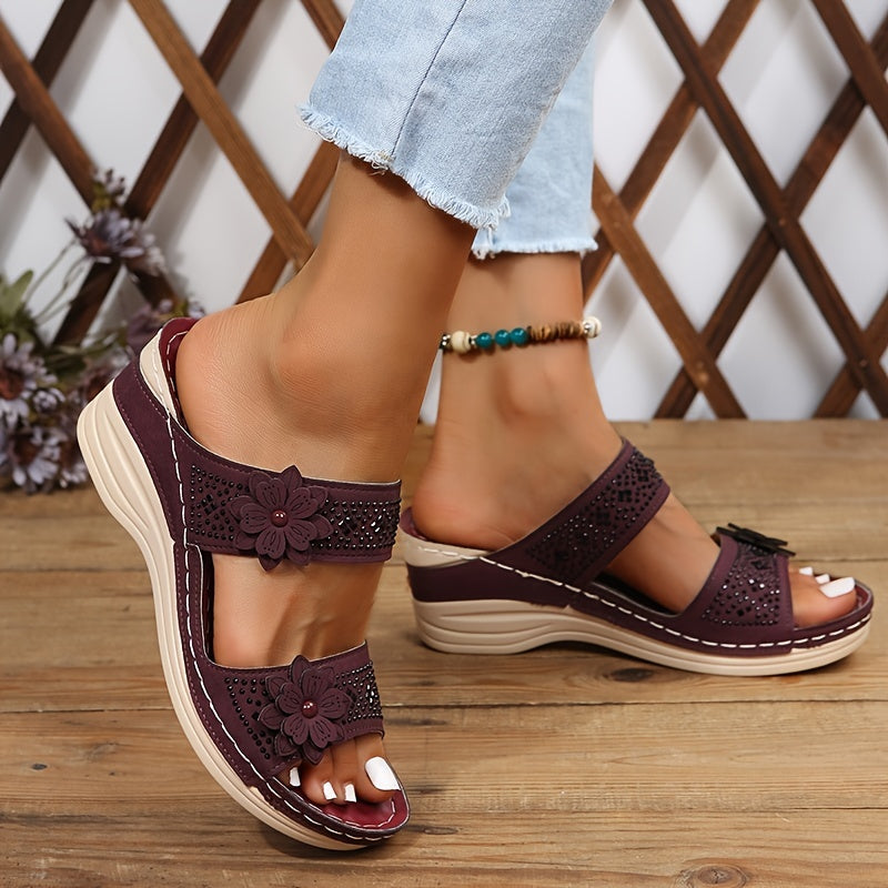 Women's Delor Floral Wedge Sandal
