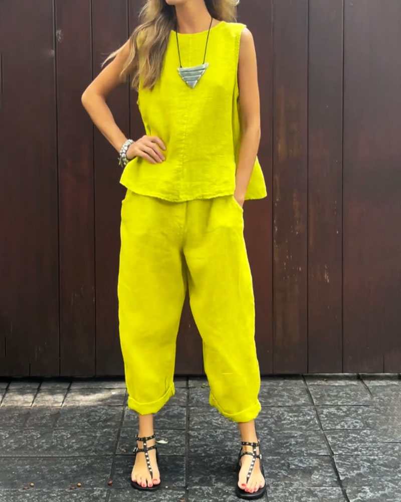 Zenneth | Women's Relaxed Casual Two-Piece Set