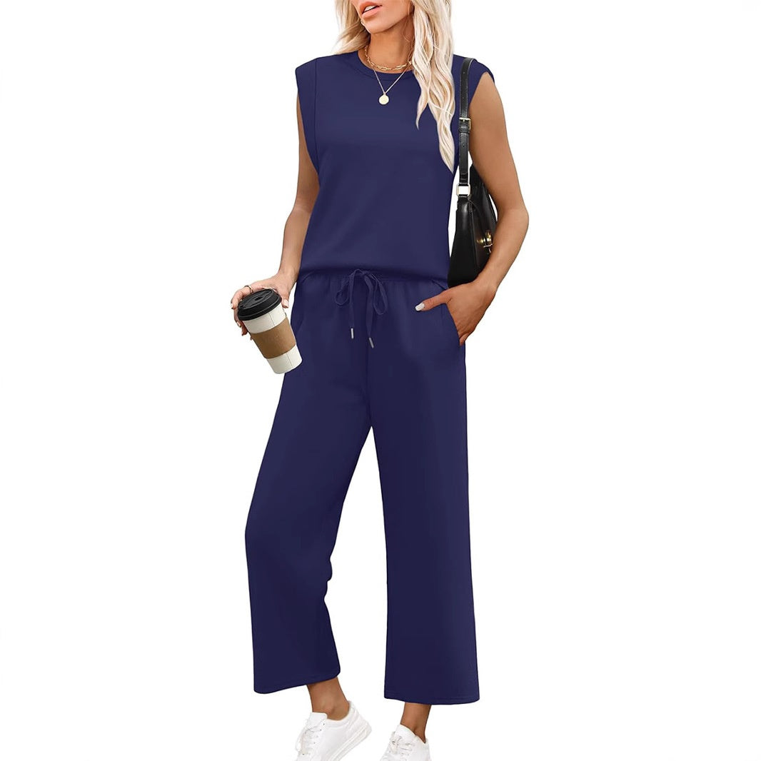 Neri | Women’s Two-Piece Lounge Set with Pockets and Drawstring