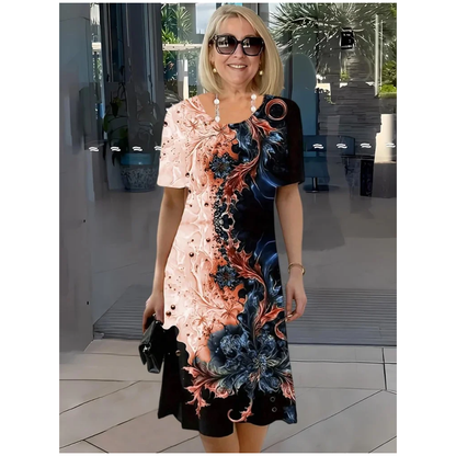 Helena | Women's Timeless Floral Summer Midi Dress
