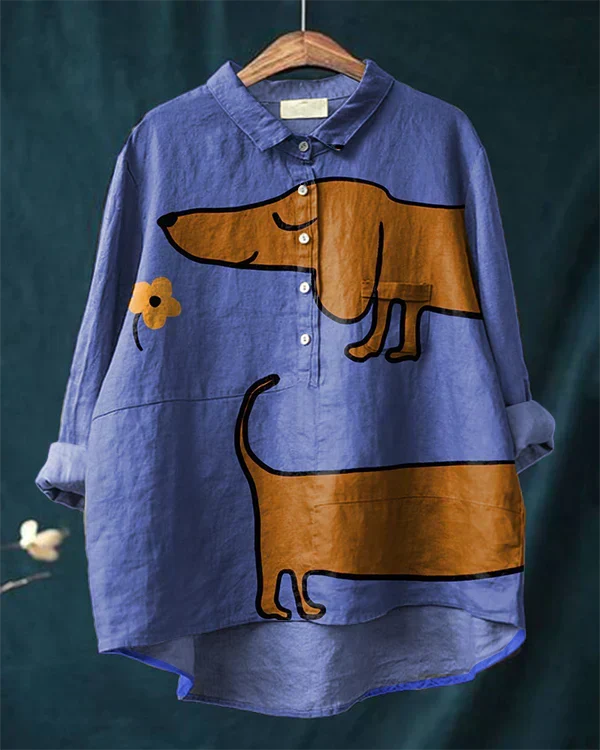 Max | Longline Dog Art Shirt