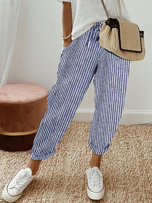 Tracy | Women's Relaxed Lightweight Trousers with Pockets