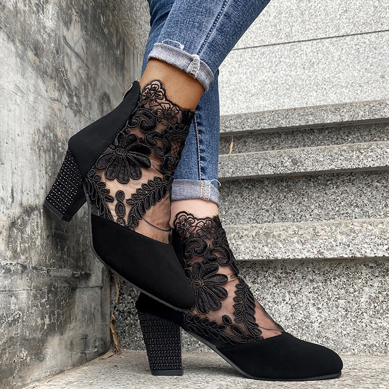 Jane | Women's Cushioned Lace-Up Elegant Summer Pumps