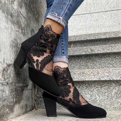 Jane | Women's Cushioned Lace-Up Elegant Summer Pumps