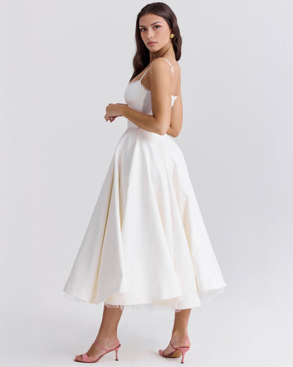 Ophira | Women's Classy Corset Midi Dress