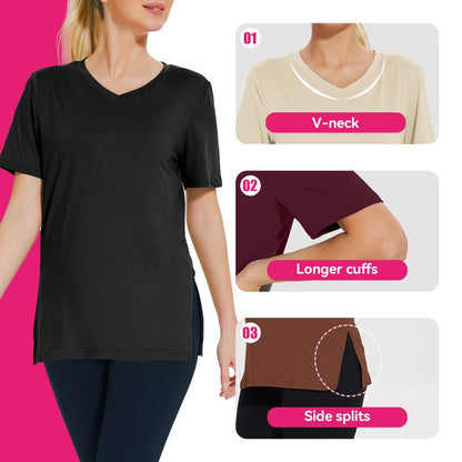 Selena | Women's Relaxed Casual Loose Fit Tee (Pack of 3)