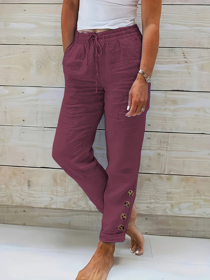 Lana | Women's Slim Straight Trousers