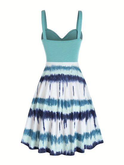 Gisele | Women's Comfortable Tie-Dye Sleeveless Summer Dress