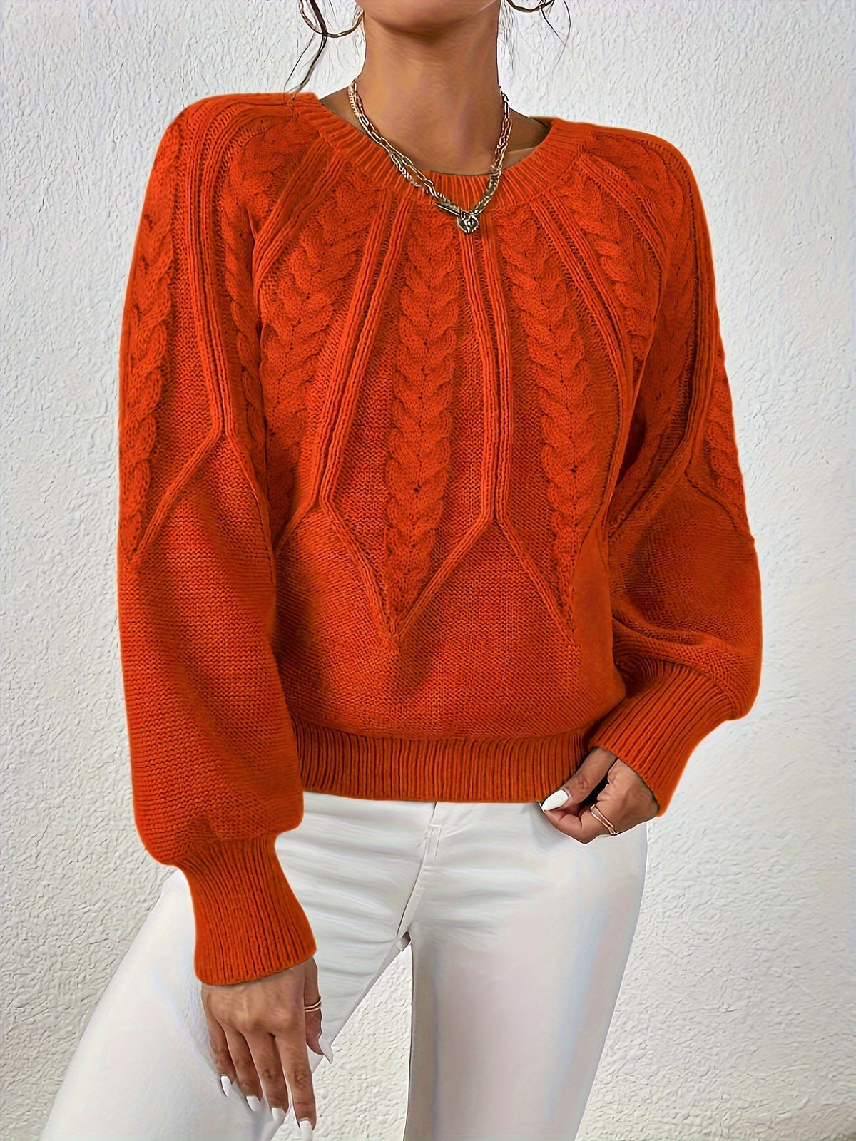 Jane | Women's Relaxed Elegant Long Sleeved Pullover Jumper