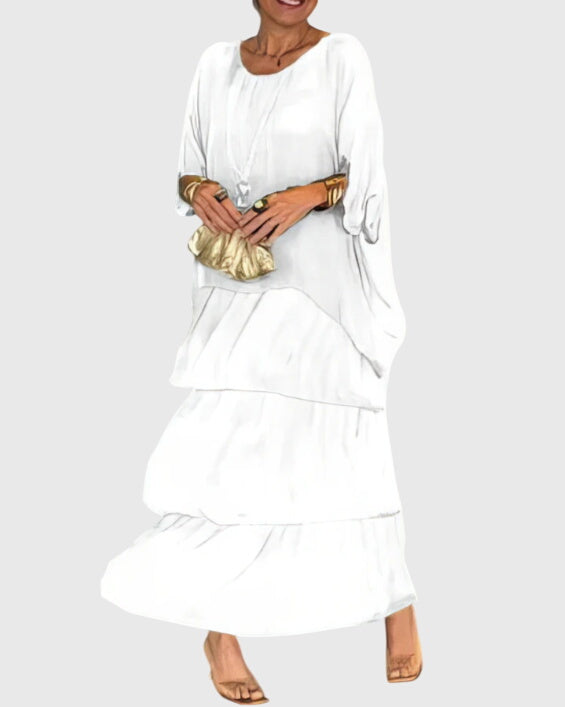 Susan | Women's Elegant Long Flowing Maxi Dress