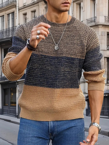 Men's Brit & Boho | The Orion Geometric Jumper