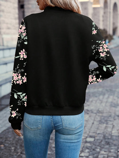 Thea | Women's Trendy Floral Print Jacket