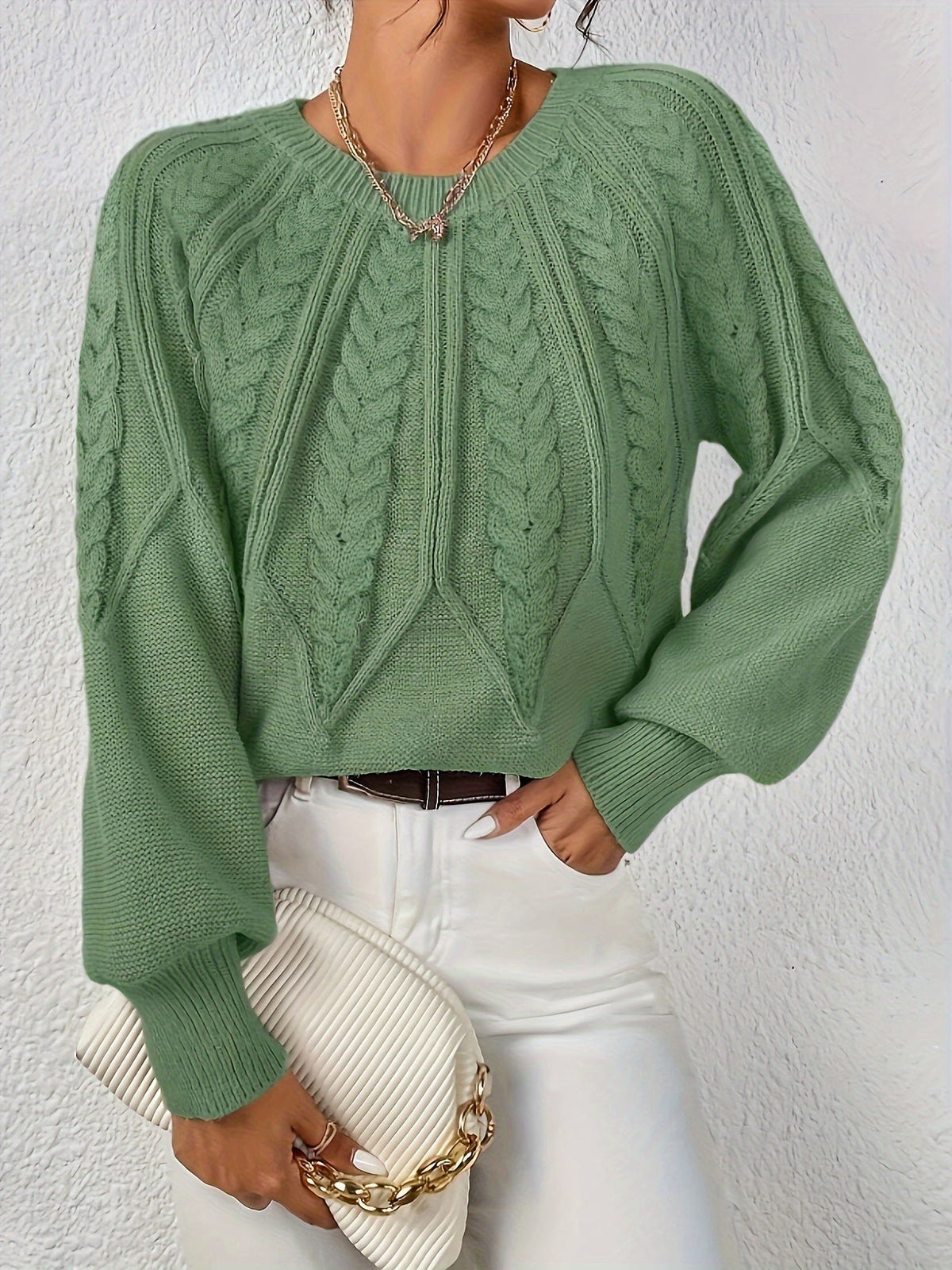 Jane | Women's Relaxed Elegant Long Sleeved Pullover Jumper