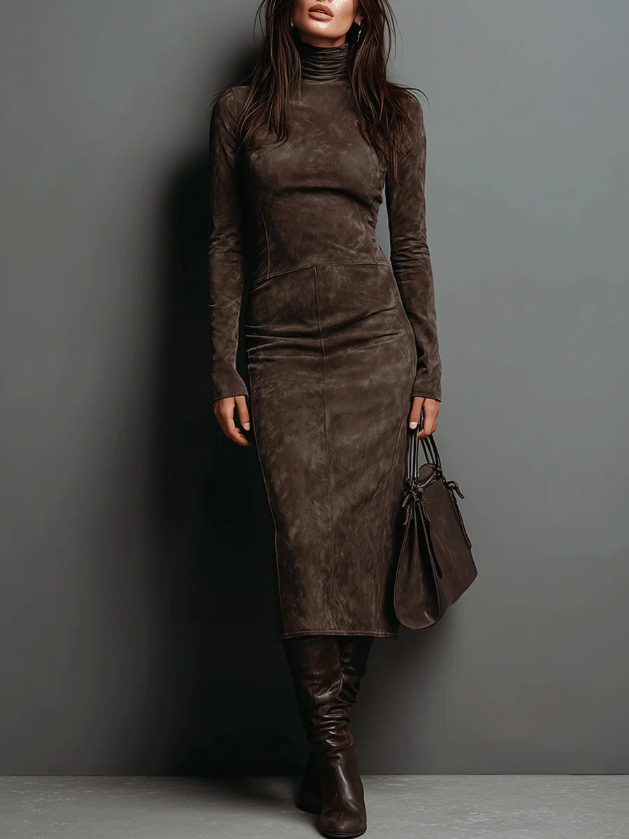 Women's Mildred Chic Maxi Dress with Long Sleeve