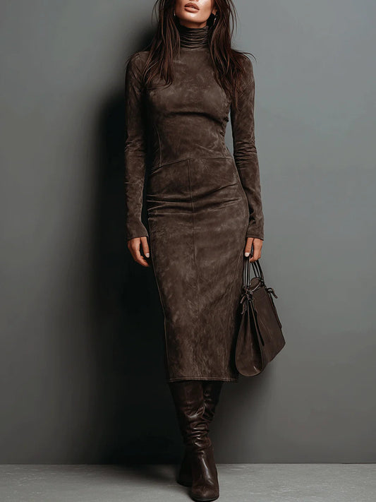 Women's Mildred Chic Maxi Dress with Long Sleeve