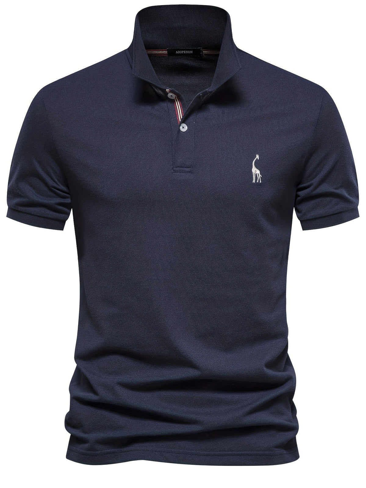 Leonardo | Men's Embroidered Polo Shirt with Short Sleeve