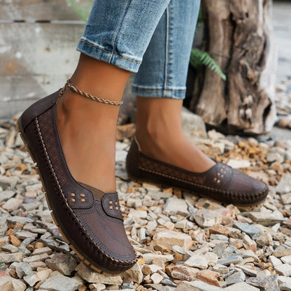 Susan | Women's Cushioned Slip-On Orthopedic Flat Shoes with Arch Support