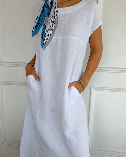 Brenna | Women's Casual Maxi Dress with Pockets
