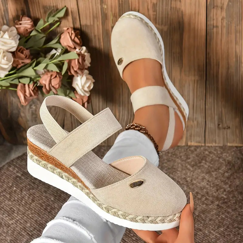 Women's Cushioned Open-Toe Brenda Orthopedic Platform Sandals