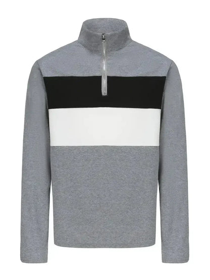 Men's Brit & Boho | The Aspen Colourblock Quarter-Zip