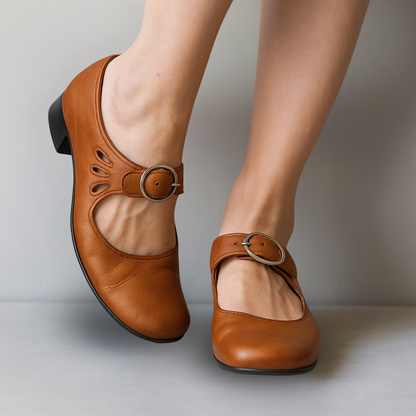 Meg | Women's Orthopedic Buckle Elegant Heels