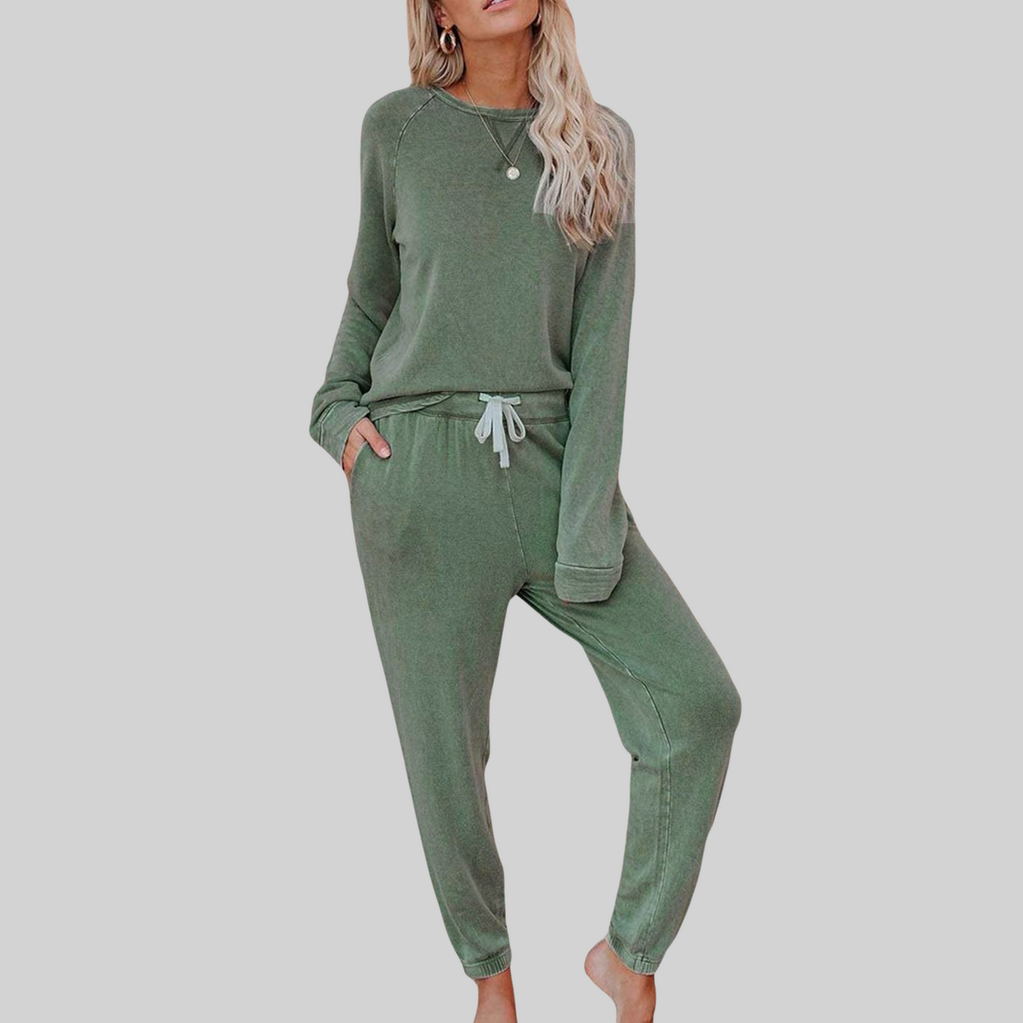 Josie | Women's Casual Long Sleeve & Sweatpants Set