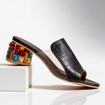 Odette | Jewel Heel Slides