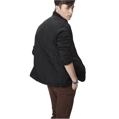 Men's Elegant Windproof Jacket with Long Sleeve