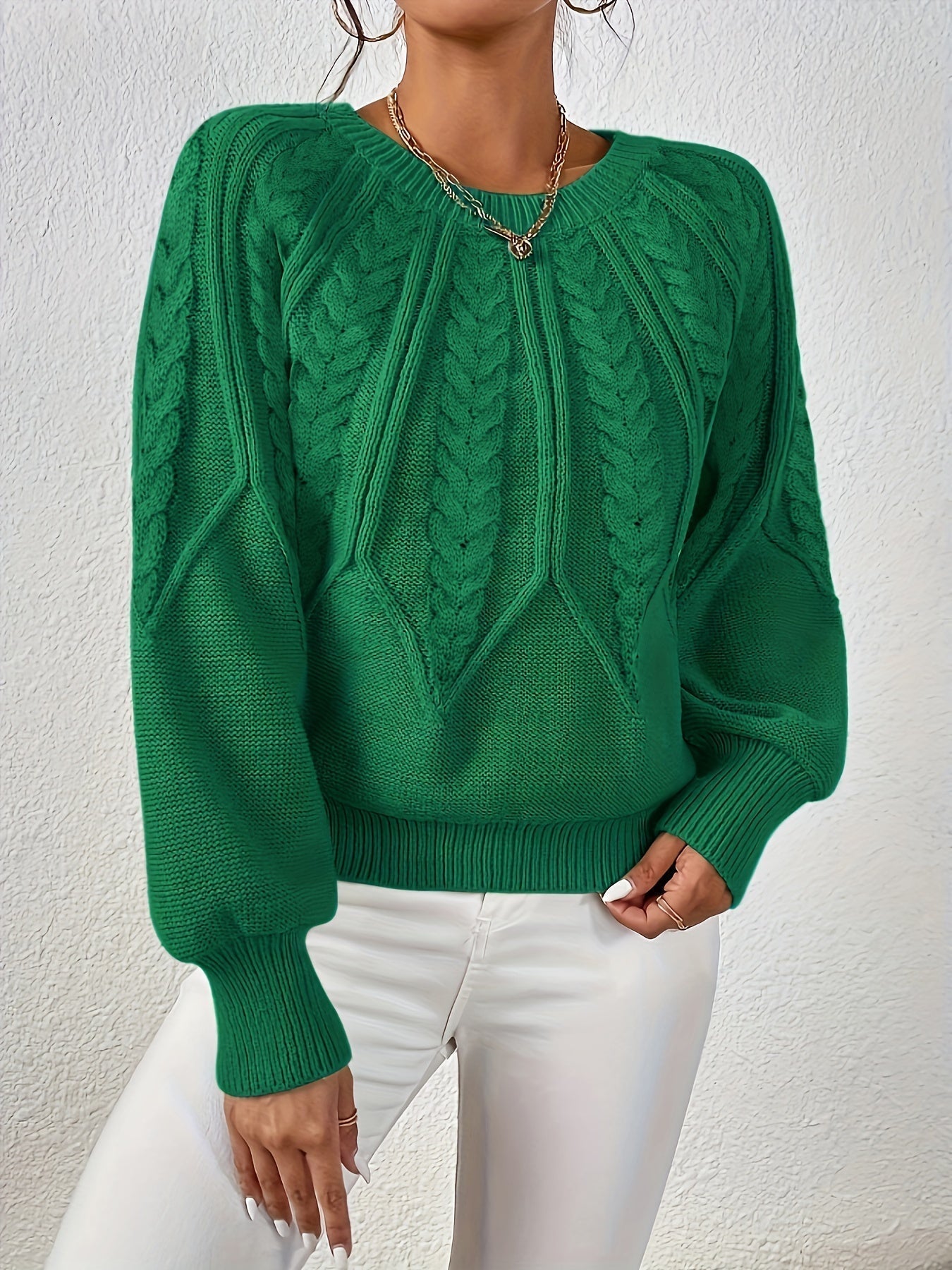 Jane | Women's Relaxed Elegant Long Sleeved Pullover Jumper