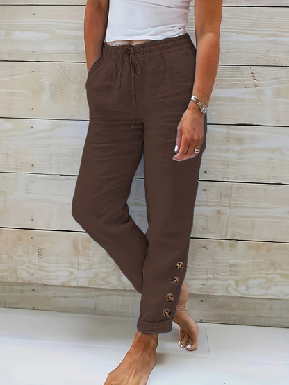 Lana | Women's Slim Straight Trousers