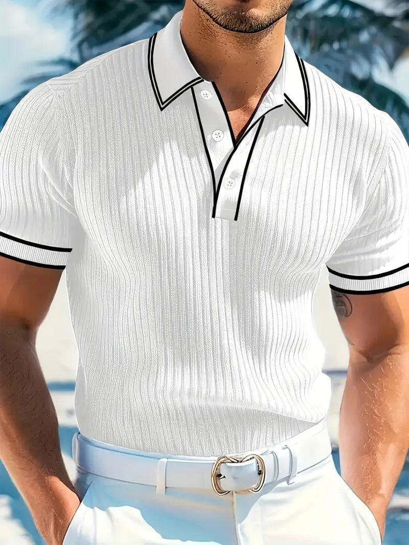 Emilio | Men's Custom Ribbed Polo