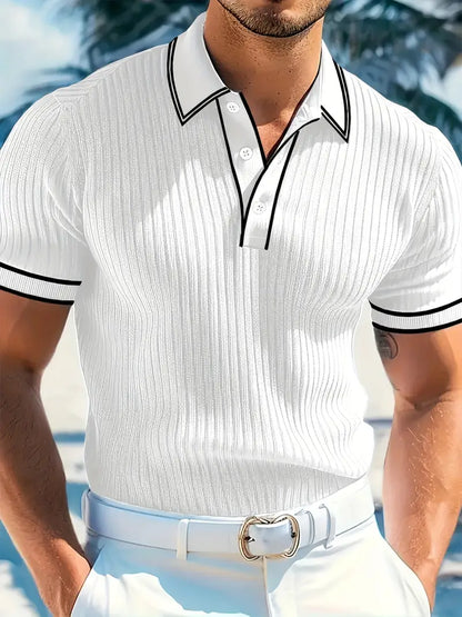 Emilio | Men's Custom Ribbed Polo