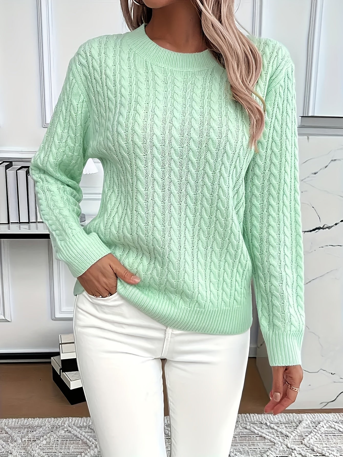 Nadia | Women's Casual Jumper with Crew Neck