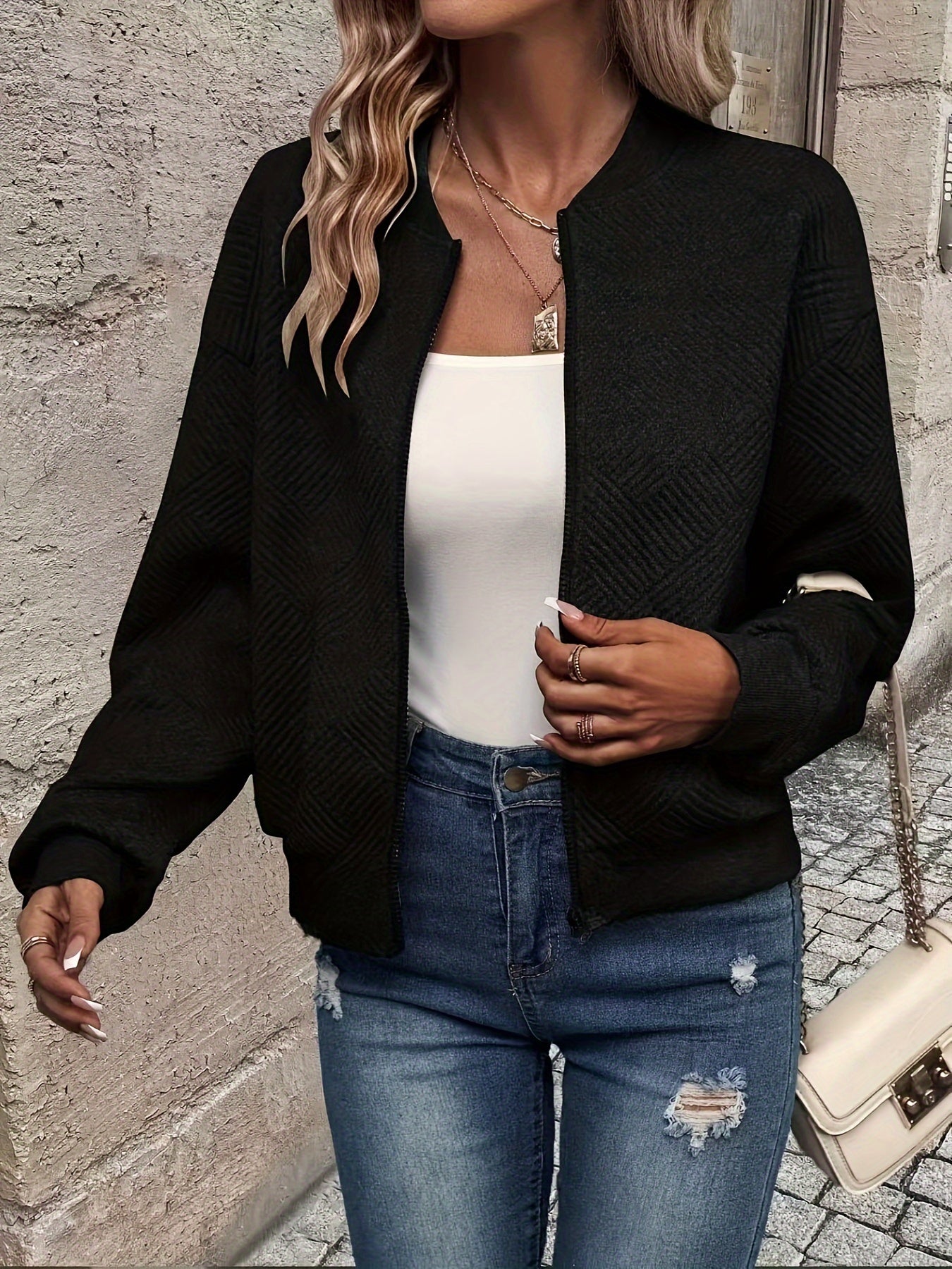 Isla | Women's Relaxed Lightweight Zip-Up Jacket