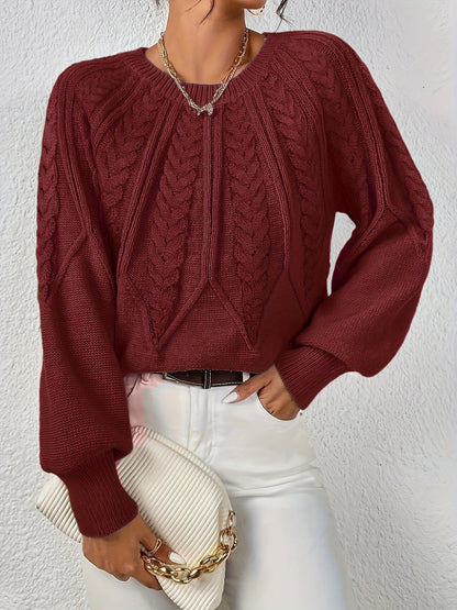 Jane | Women's Relaxed Elegant Long Sleeved Pullover Jumper