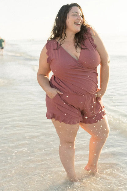 Reana | Women's Ruffled Swimsuit with Bust Support