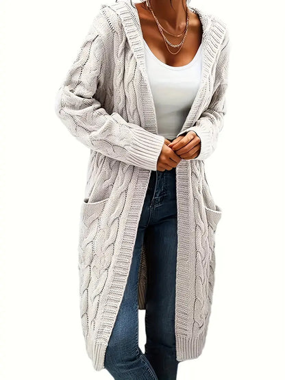Navya | Longline Relaxed Women’s Casual Cardigan with Pockets
