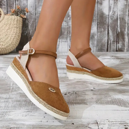Alfonsa | Women's Cushioned Open-Toe Orthopedic Sandals with Platform, Breathable and Relaxed