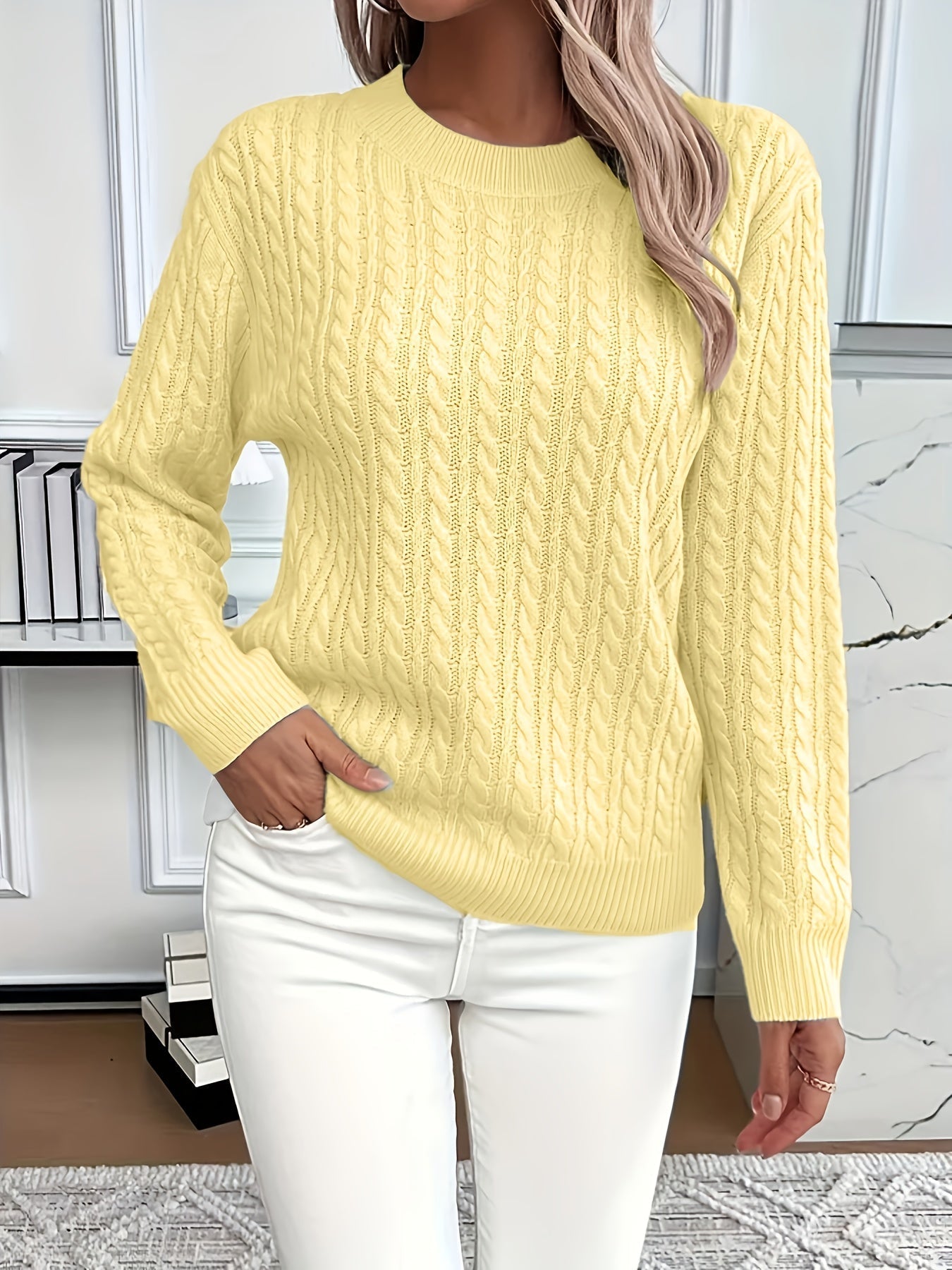 Nadia | Women's Casual Jumper with Crew Neck