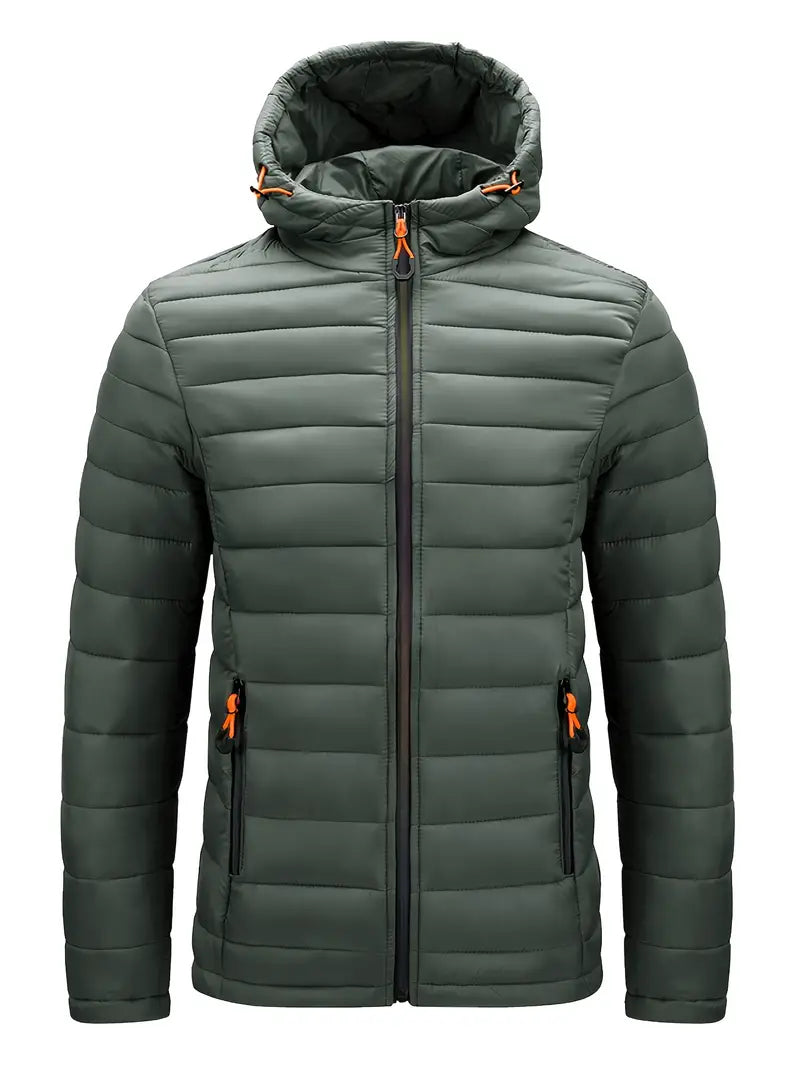 Men's Elegant Hooded Jacket with Hooded