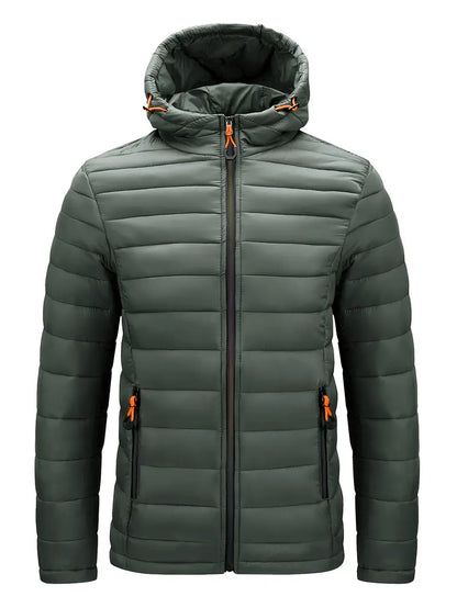 Men's Elegant Hooded Jacket with Hooded
