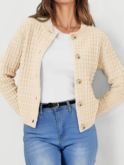 Harper | Women's Cardigan with Button Placket