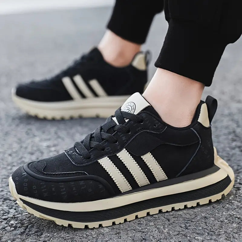 Ethan | Men's Cushioned Lace-Up Casual Comfortable Trainers