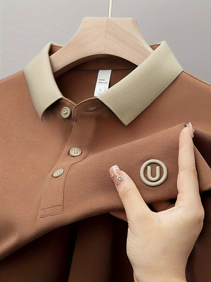 Finn | Men's Embroidered Short-Sleeved Polo Shirt