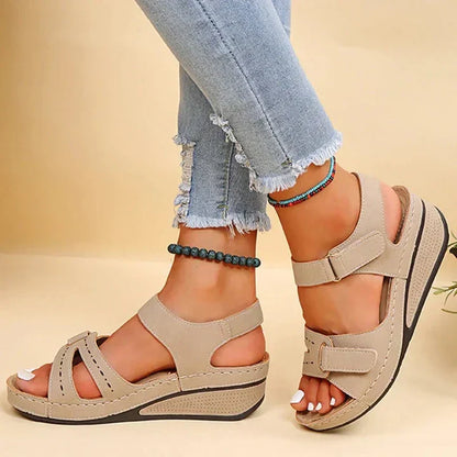 Women's Cushioned Open-Toe San Diego, Orthopedic Sandals